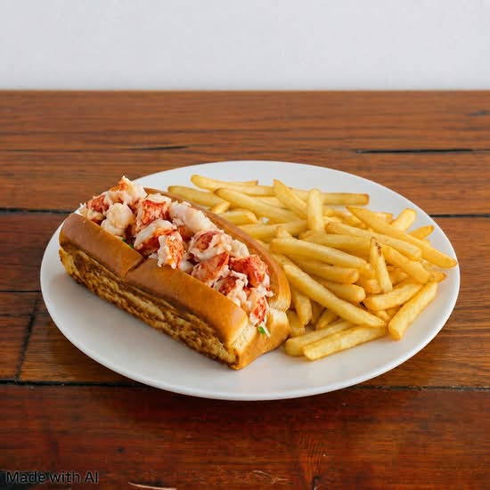 Rouleau De Homard Et Frites / Lobster Roll and Fries