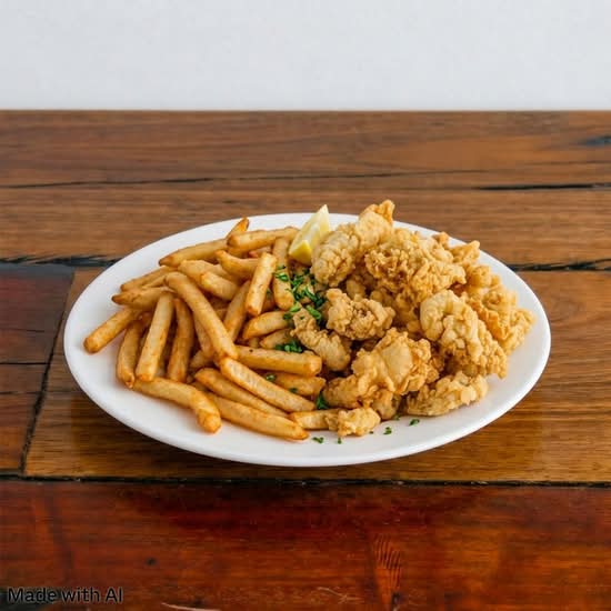 Palourdes Et Frites (Demi-commande) / Clams and Fries (Half Order)