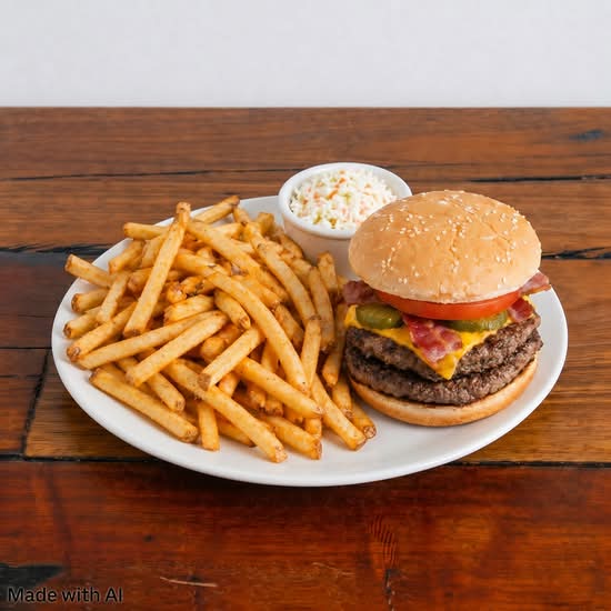 Assiette Burger Buster / Buster Burger Platter