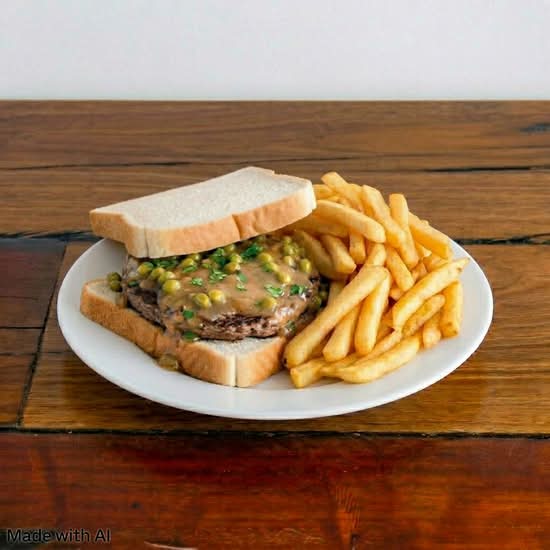 Sandwich Hamburgers Chaud / Hot Hamburger Sandwich