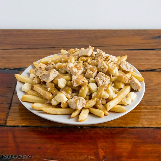 Poutine Avec Poulet / Poutine with Chicken