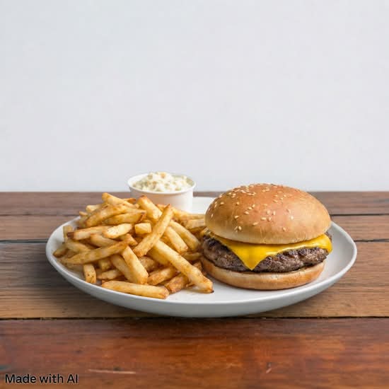 Assiette Cheeseburger / Cheeseburger Platter