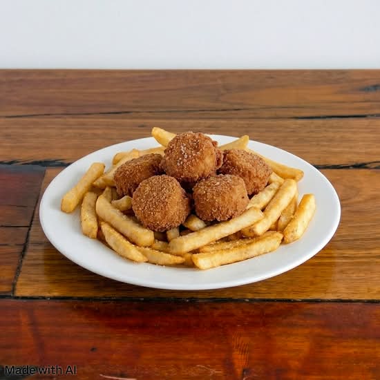 Pétoncles Et Frites (Demi-commande) / Scallops and Fries (Half Order)