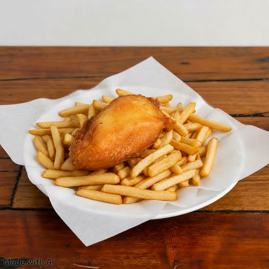 1 Morceau Poisson Et Frites / 1 Pc. Fish and Chips