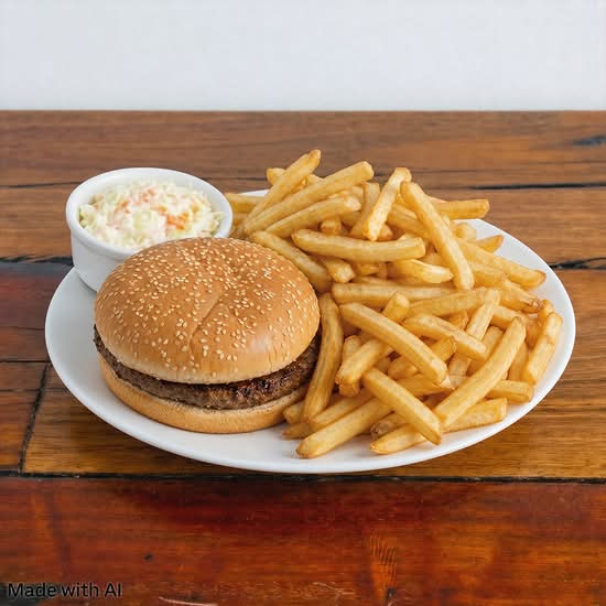 Assiette Hamburger / Hamburger Platter