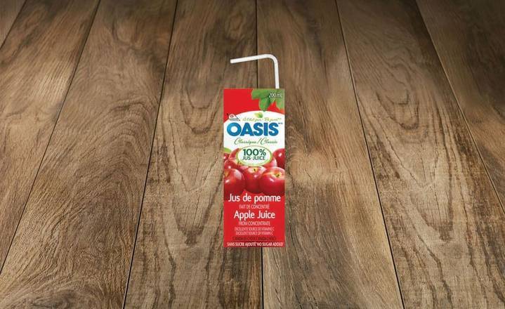 Jus de pomme Oasis en boîte / Oasis Apple Juice Box
