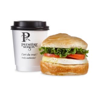 Duo boisson et sandwich le petit coco / Beverage and Egg Sandwich Duo