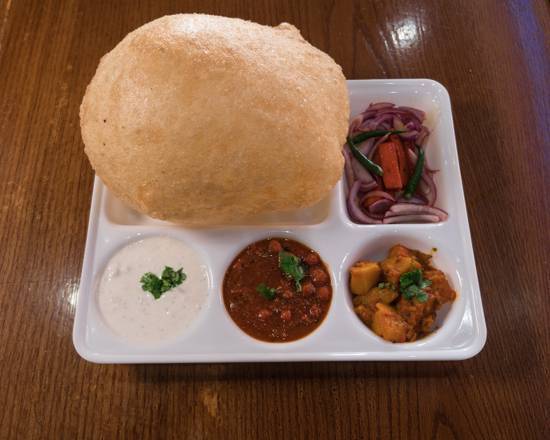 Channa Bhatura Plate