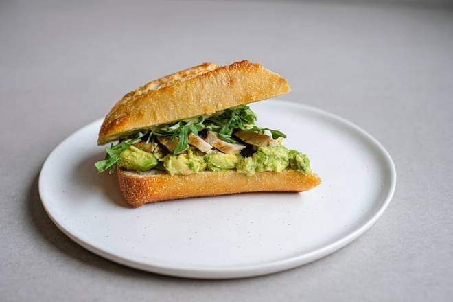 HALF AVO CHICKEN BAGUETTE