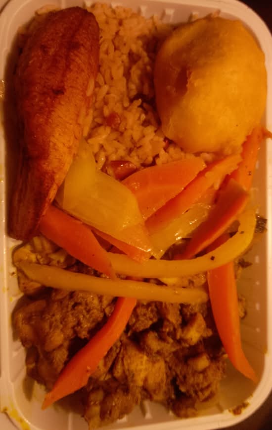 Repas de poulet au curry / Curry Chicken Meal