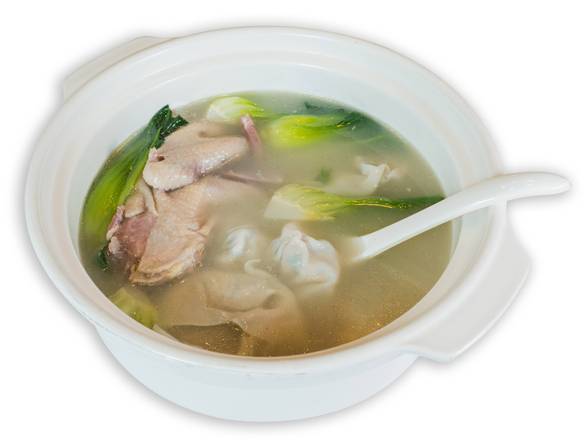 Braised Chicken Soup with Wontons