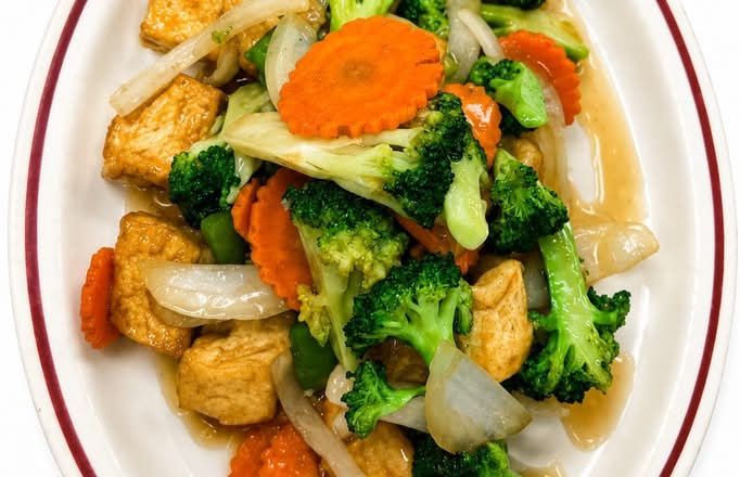 64v.Tofu and Vegetables Stir Fry
