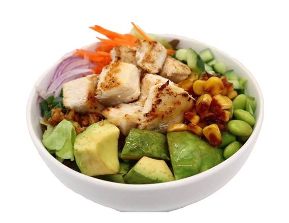Grilled Chicken Poke