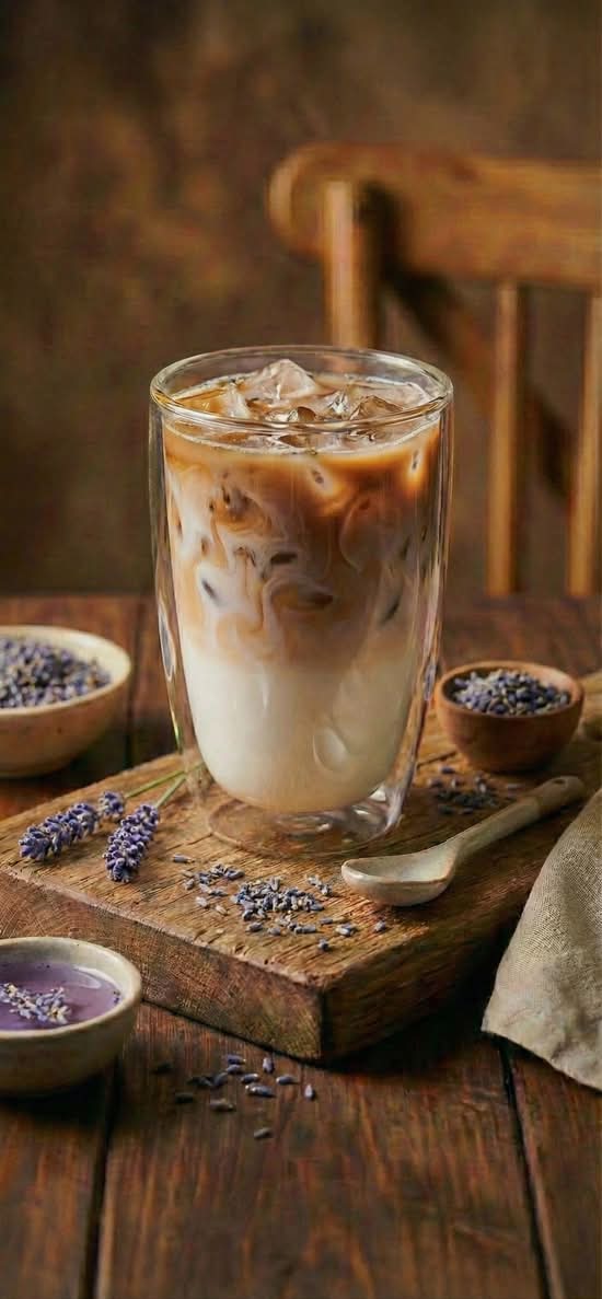 Iced Lavender Latte
