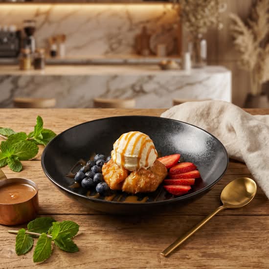 Golden Apple Crumble Delight