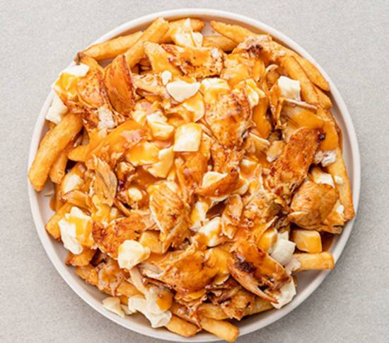 Chicken poutine