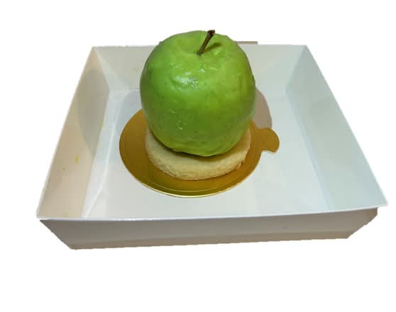 Trompe l'oeuil pomme verte