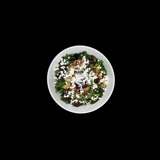 Kale Fruit, Nut, & Goat Cheese