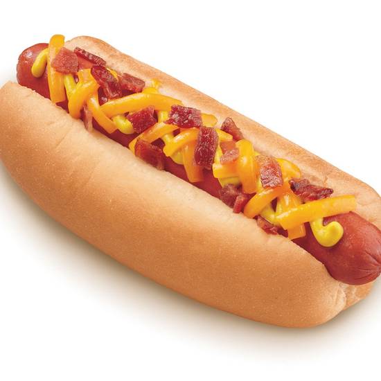 Bacon Cheese Hot Dog