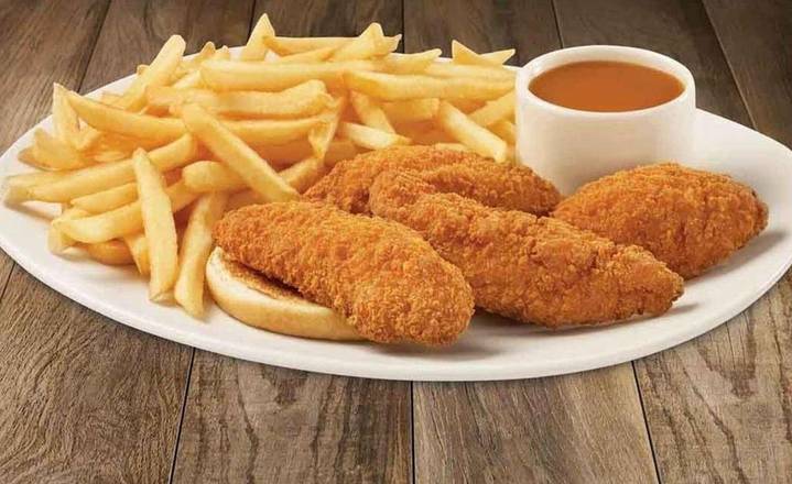 4 filets de poitrine de poulet croustillants / 4 Crispy Chicken Breast Fillets