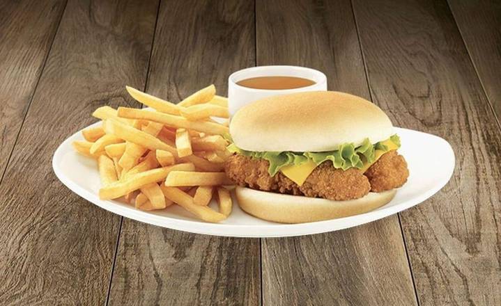 L'OVNI (sandwich de filets de poulet) / The UFO (Chicken Fillet Sandwich)