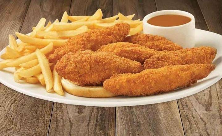 6 filets de poitrine de poulet croustillants / 6 Crispy Chicken Breast Fillets