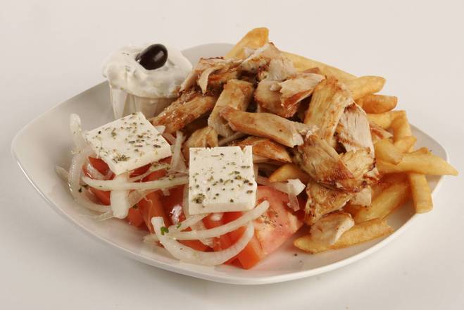 Assiette de Gyro au poulet