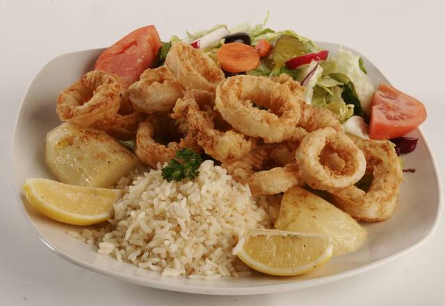 Assiette Calmars Frits