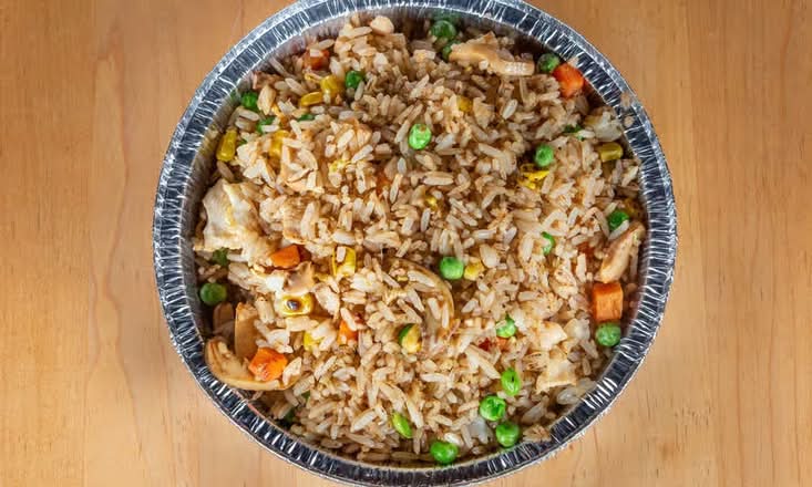 Mushroom and Chicken Fried Rice