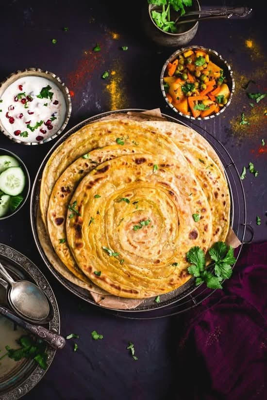 Methi Mirchi Laccha Paratha