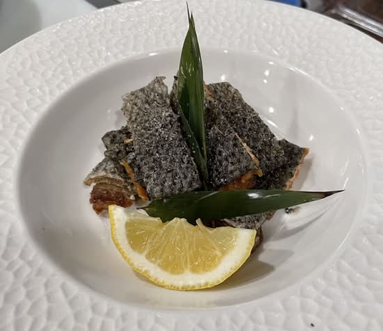 Salt & Pepper Salmon Skin