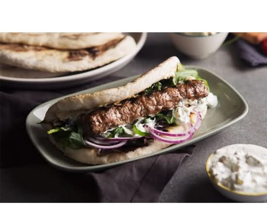 Lamb and Beef Kofta Pita Wrap