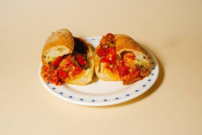 Sandwich Boulette de Viande Parmigiana / Meatball Parmigiana Sandwich