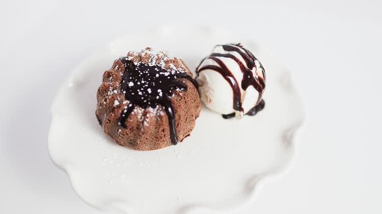 Banana Chocolate Lava Cake