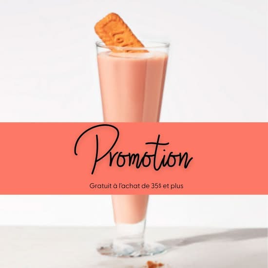 Frappé cheesecake aux fraises / Strawberry Cheesecake Oat Shake