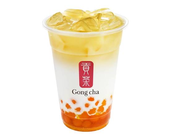 Mango Kanten Jelly Latte