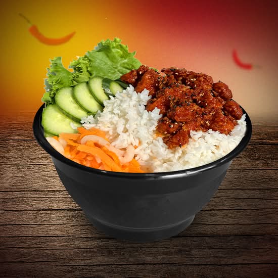 Bol riz poulet croustillant Gochujang