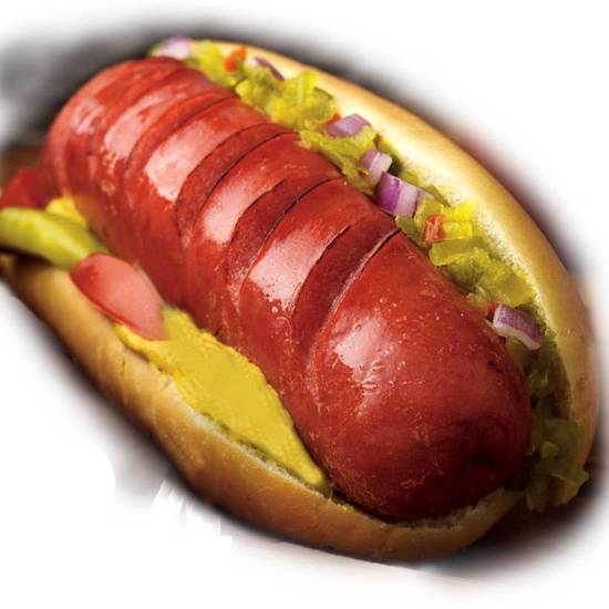 Jumbo Hot Dog with fries