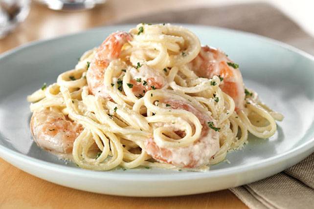 Prawn Carbonara Pasta