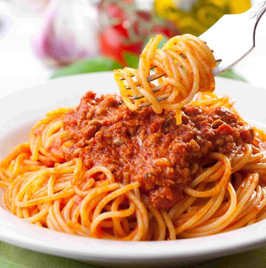 Meat Sauce Spaghetti Pasta