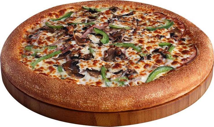 8" Ham, Mushroom, Green Pepper (First Pizza)