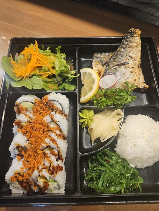 Mackerel Bento