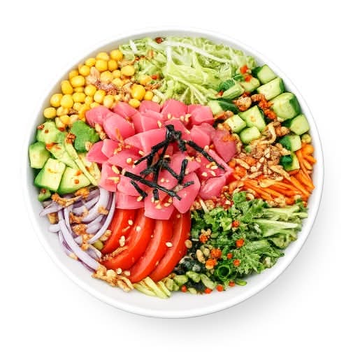 Cooked tuna bowl
