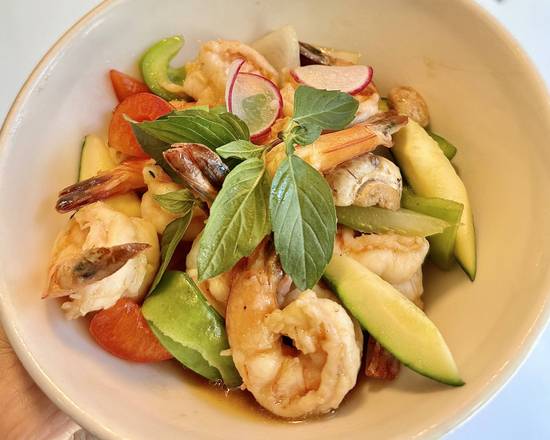 Spicy Thai Basil (Chicken/beef/shrimp , Mixed Veg)