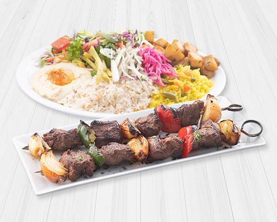 Assiette Brochettes Boeuf