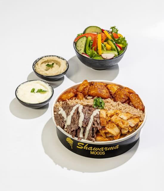 Plat Shawarma mix / Mix shawarma plate
