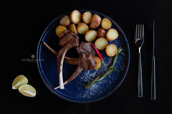 Lamb Chops X4 & Baby Potato