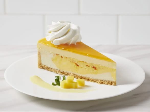 Mango key lime Cheesecake