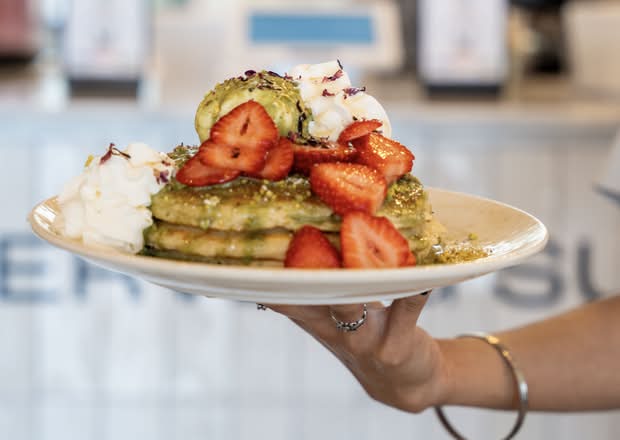 Pistachio Pancakes