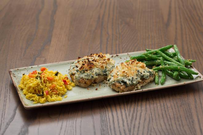 CHICKEN SPINACH STACK